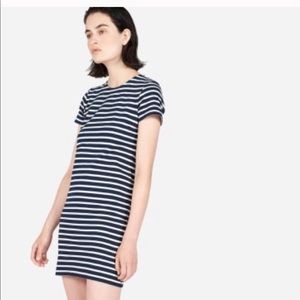 Everlane simple striped T-shirt dress